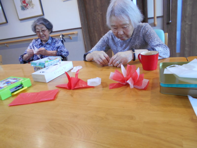 つつじ 折り紙 ｋ 元気村グループ 共に生きる